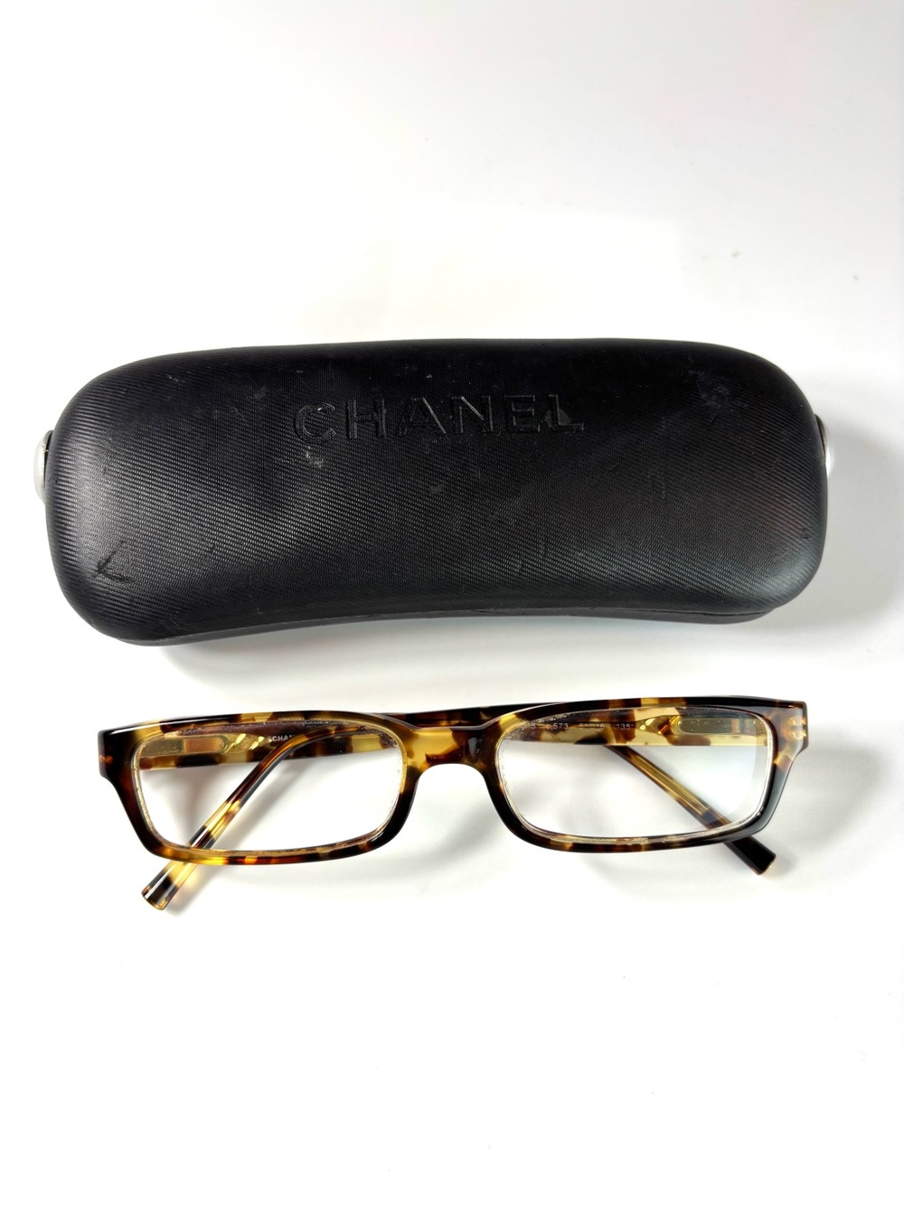 Channel Tortoise Shell Frames Eyeglasses Readers 3013 c.573 51mm